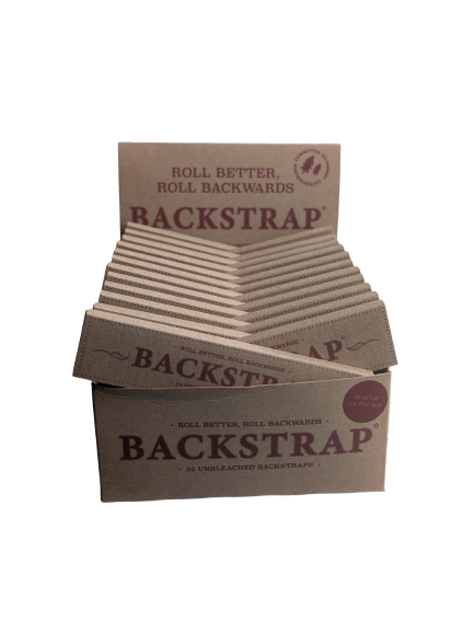 Raw Wood Back Rolling Paper (50 Packs)