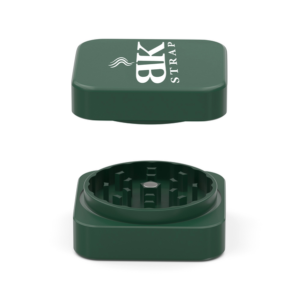Square Ceramic Herb Grinder – Green