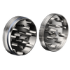 2.5" 2-Part Aluminium Herb Grinder – Silver